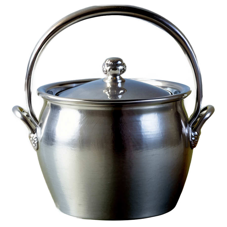 Silver Pot Png 2