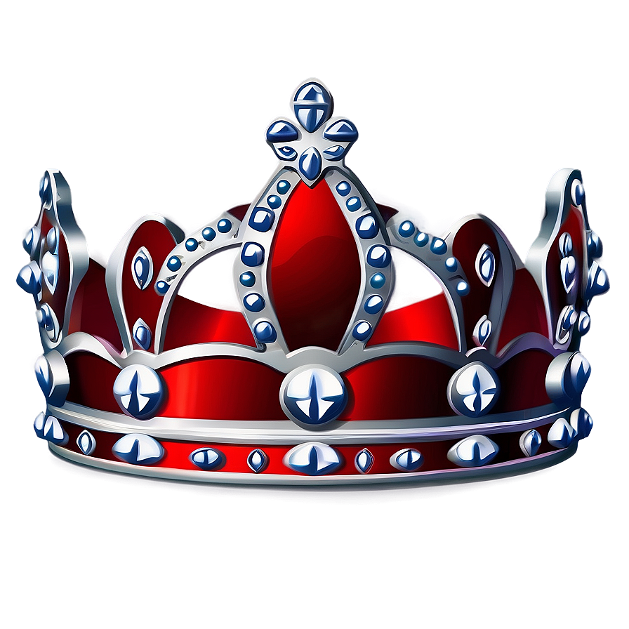 Silver Prince Crown Illustration Png 5