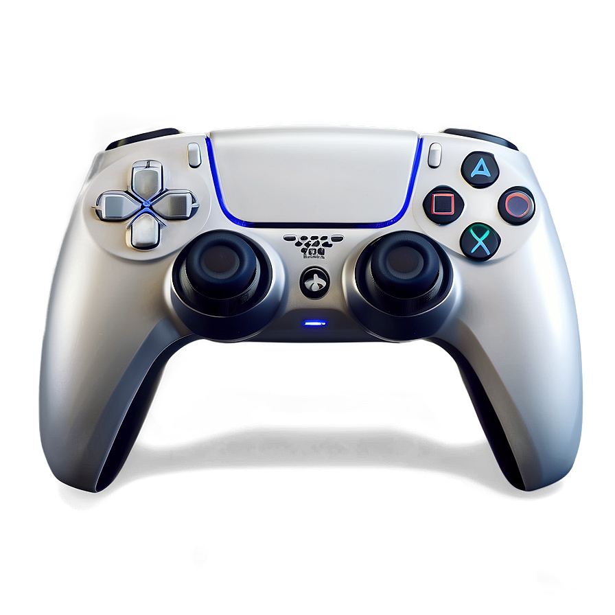 Silver Ps5 Controller Png 51