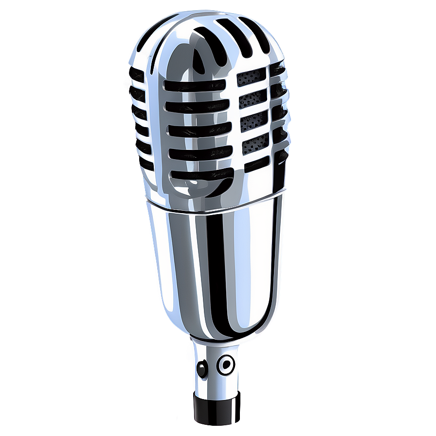 Silver Radio Microphone Png Nil77