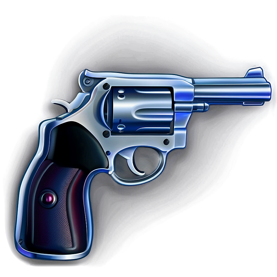 Silver Revolver Icon Png Avh