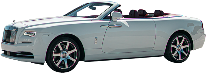 Silver Rolls Royce Convertible