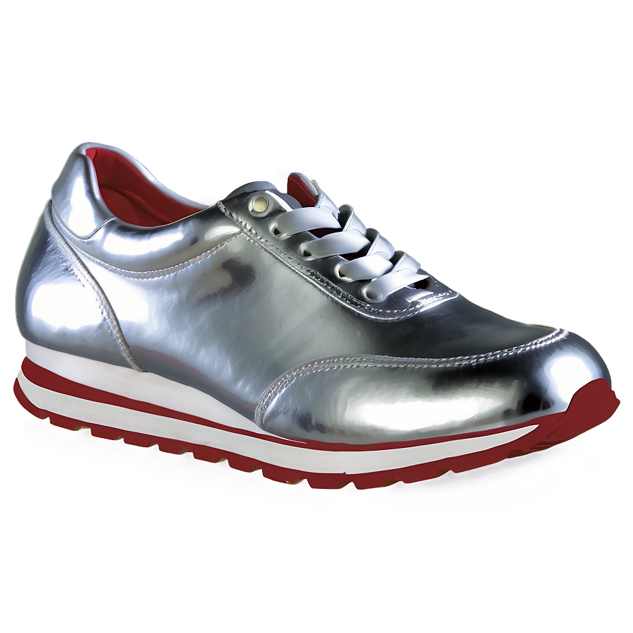 Silver Shoe Png 11