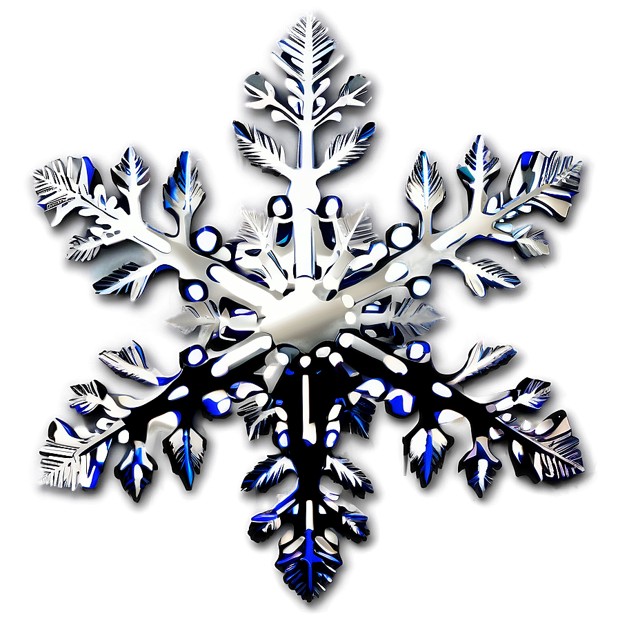 Silver Snowflake Design PNG pgj38 PNG with transparent background