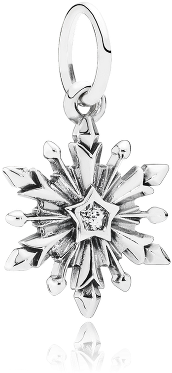 Silver Snowflake Pendant Design