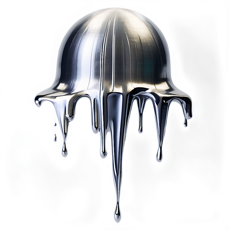 Silver Spray Paint Drip Png Ccl