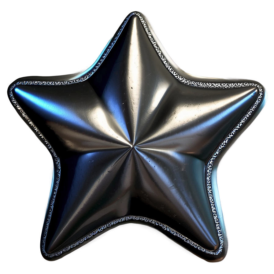 Silver Star Pattern Png 5