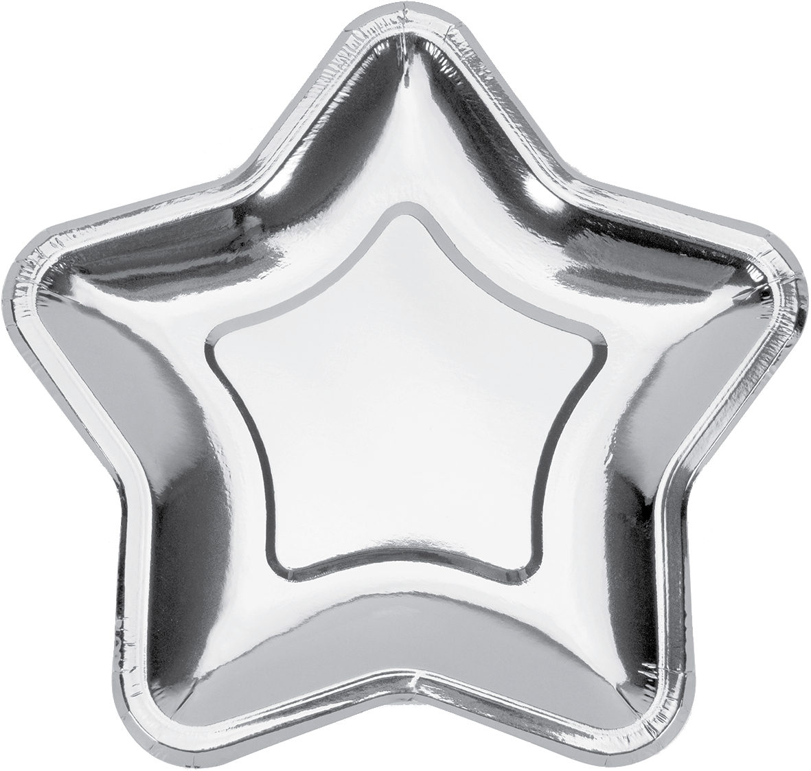 Silver Star Shaped Balloon