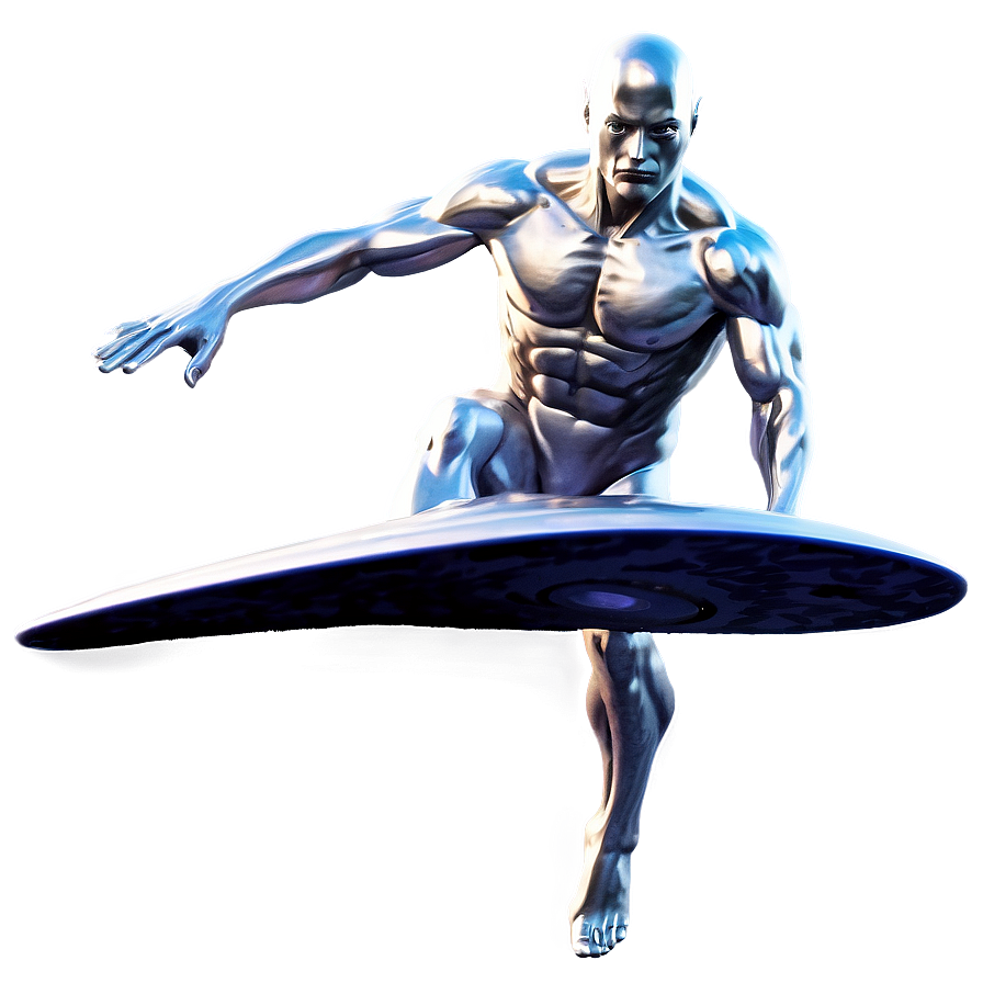 Silver Surfer Cosmic Trail Png 06202024