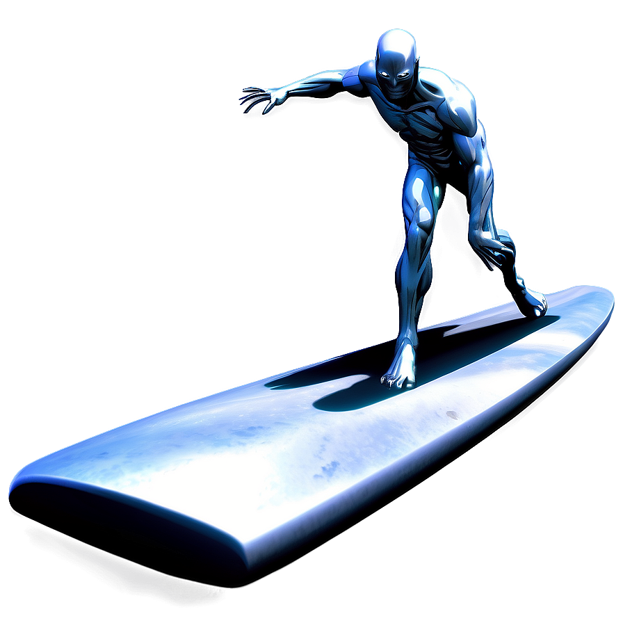 Silver Surfer Cosmic Trail Png 48