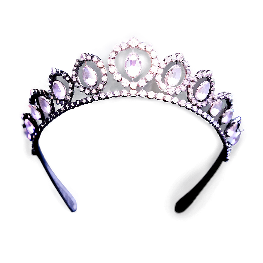 Silver Tiara Transparent PNG 05252024 PNG with transparent background