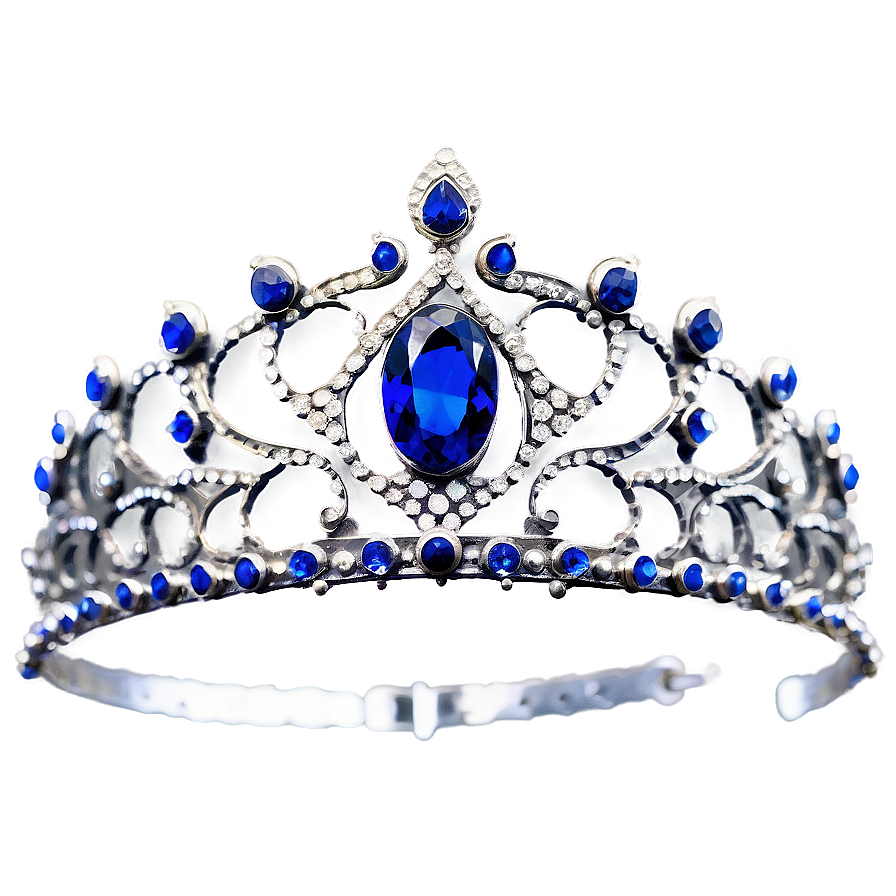 Silver Tiara Transparent PNG 05252024 PNG with transparent background