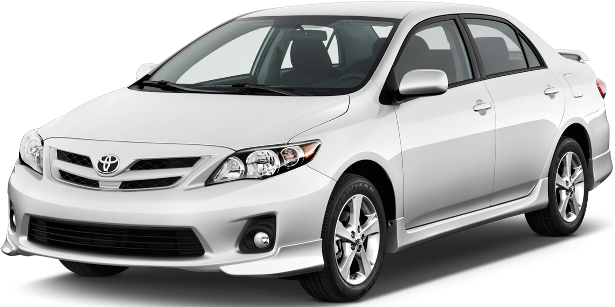 White Toyota Png Image, Free Car Image - 2012 Toyota Corolla, Transparent Png PNG with transparent background