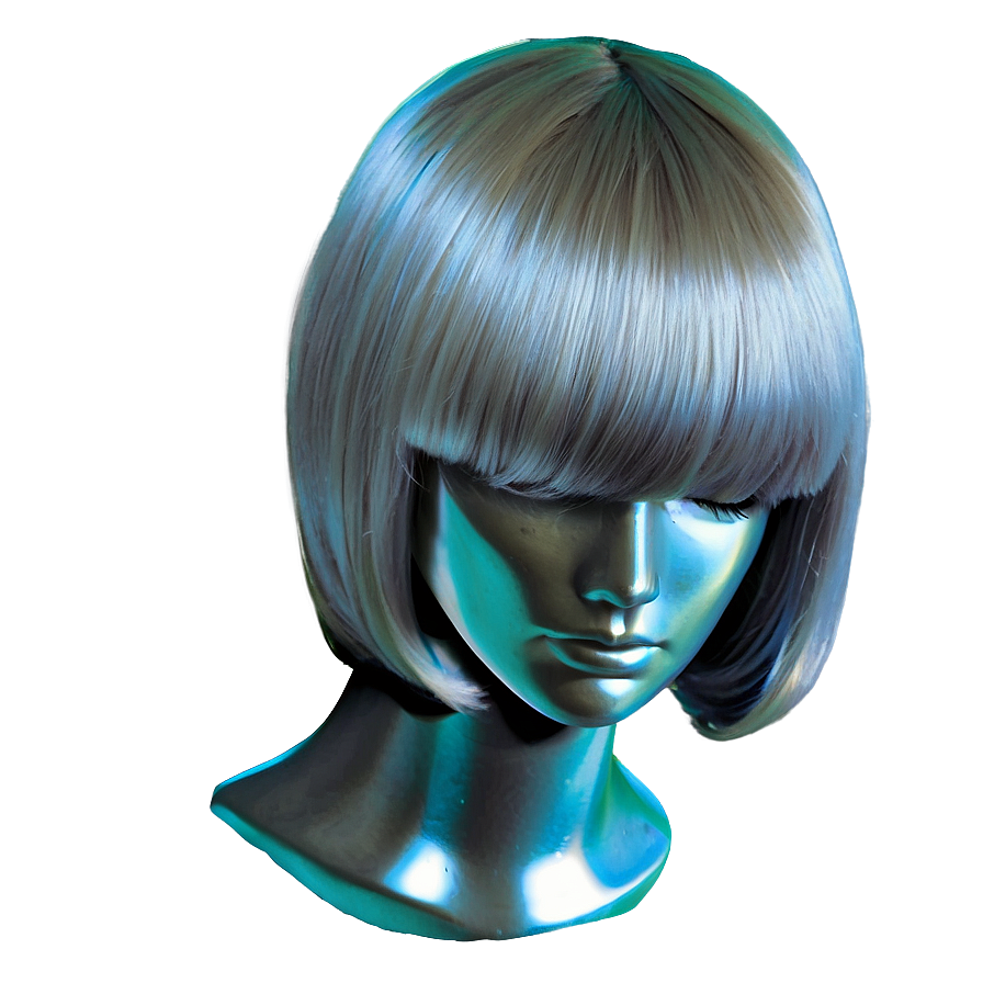 Silver Wig Png 05252024