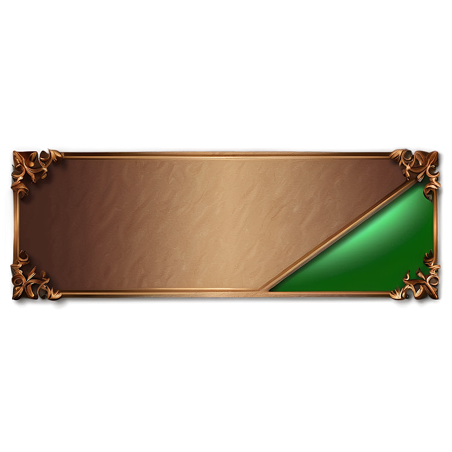 Simple Banner Template PNG 06232024 PNG with transparent background