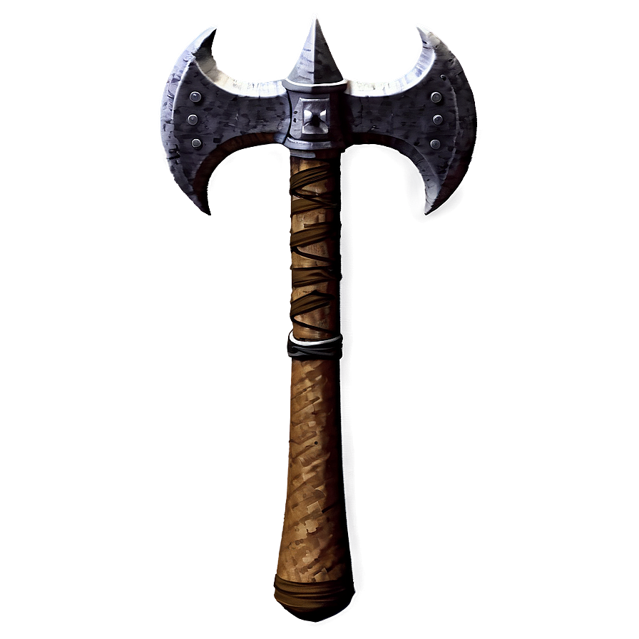 Simple Battle Axe Png 06132024