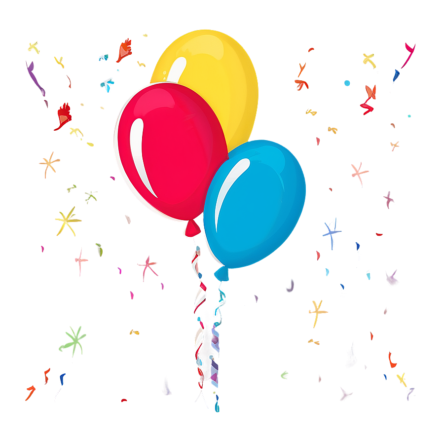 Simple Birthday Balloons Png 06232024