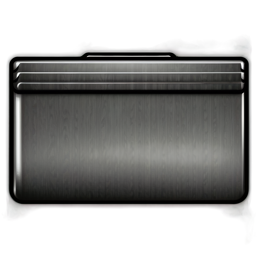 Simple Black Folder Icon Png 99