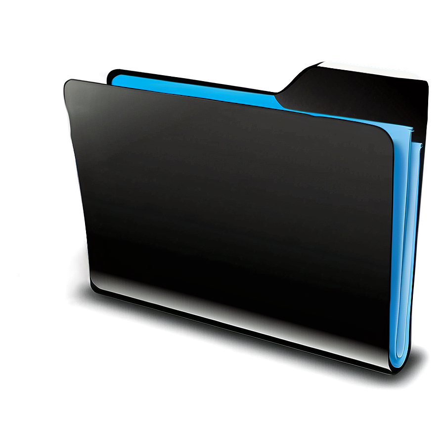 Simple Black Folder Icon PNG fpt PNG image with a transparent background, free high-resolution download