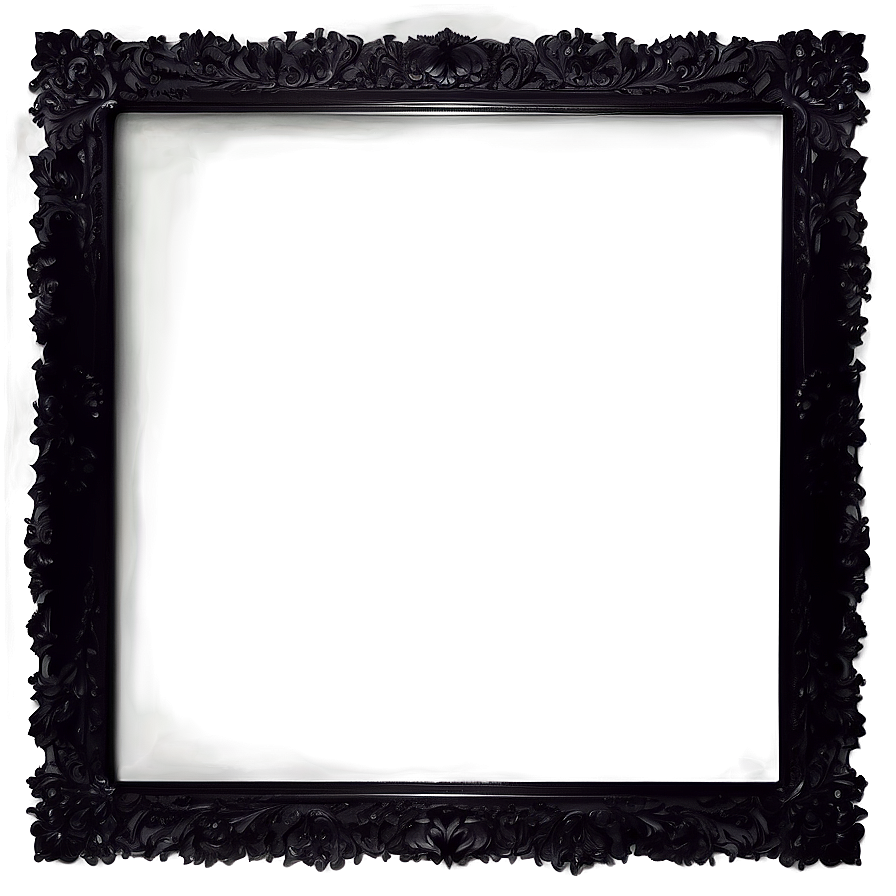 Simple Black Frame PNG 05252024 PNG image with a transparent background, free high-resolution download