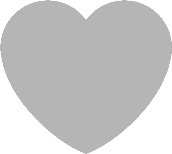 Simple Blue Heart Icon