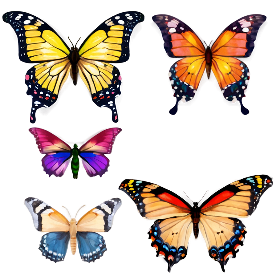 Simple Butterflies Png 36