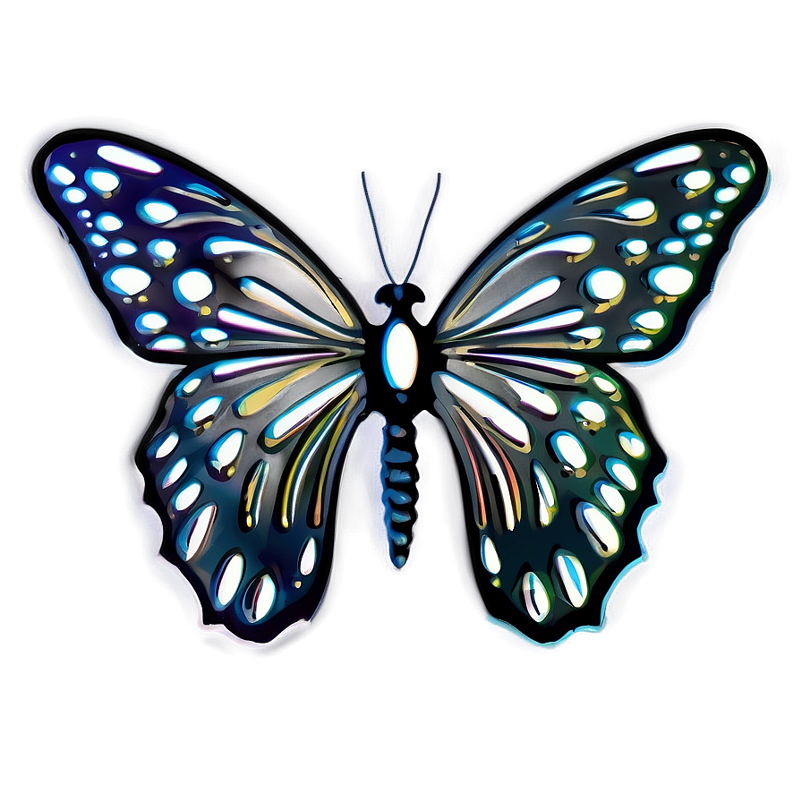 Simple Butterfly Outline Png 82