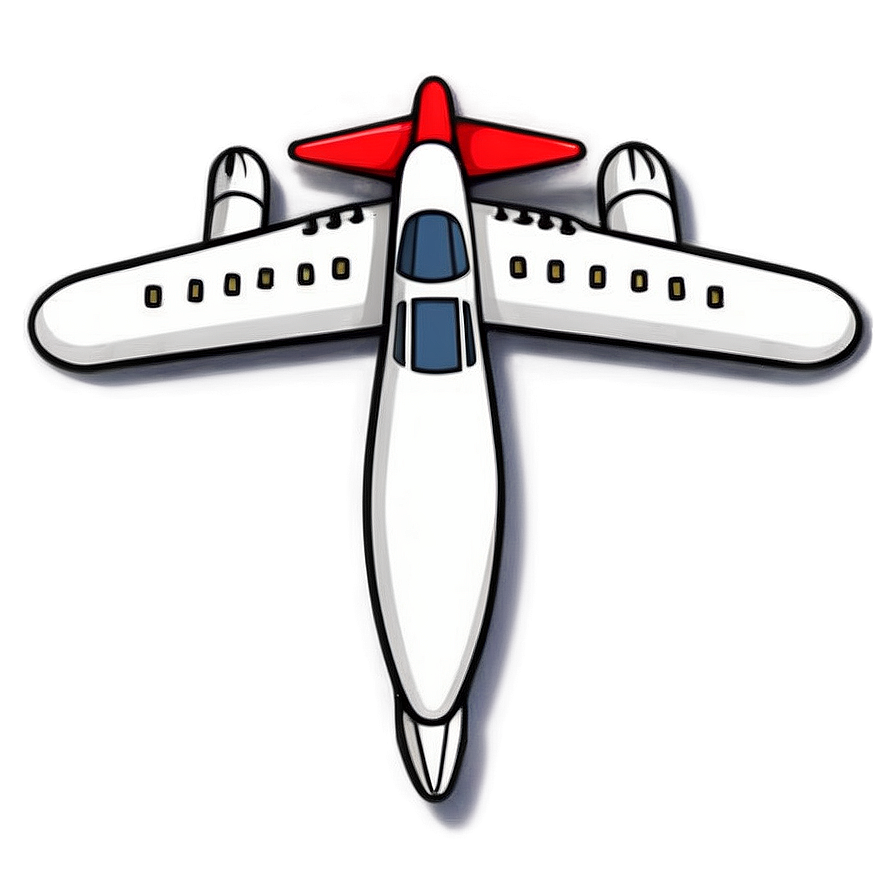 Simple Cartoon Airplane Png Aay