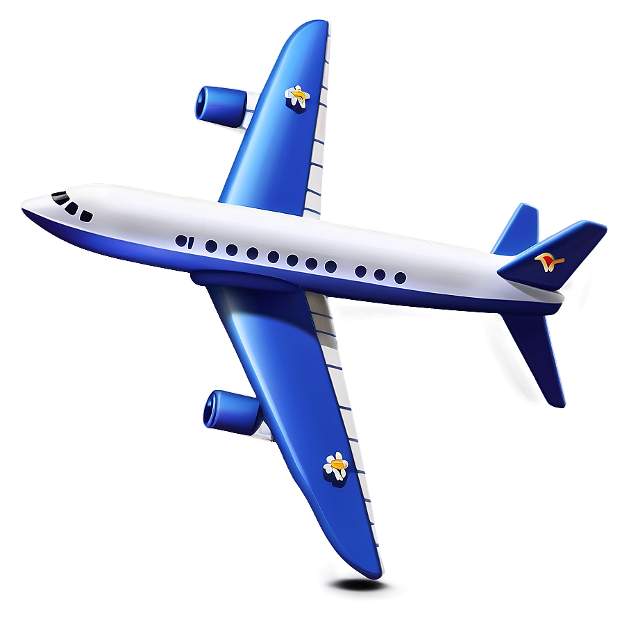 Simple Cartoon Airplane Png Kup51