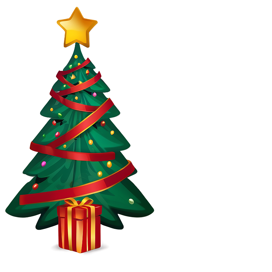 Simple Christmas Tree Design Png 06132024