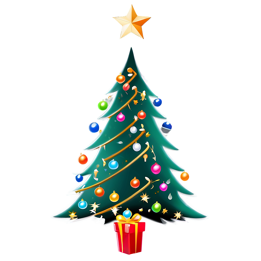 Simple Christmas Tree PNG 30 PNG with transparent background
