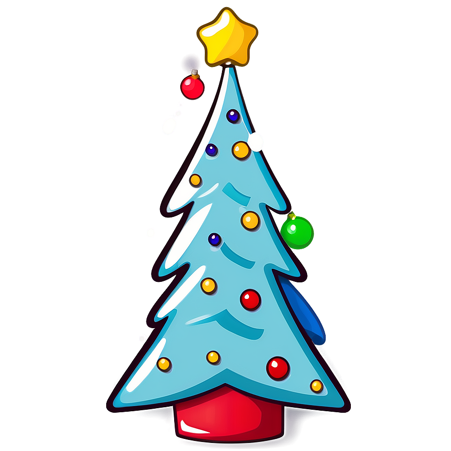 Simple Christmas Tree PNG 90 PNG with transparent background