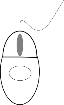 Simple Computer Mouse Vector