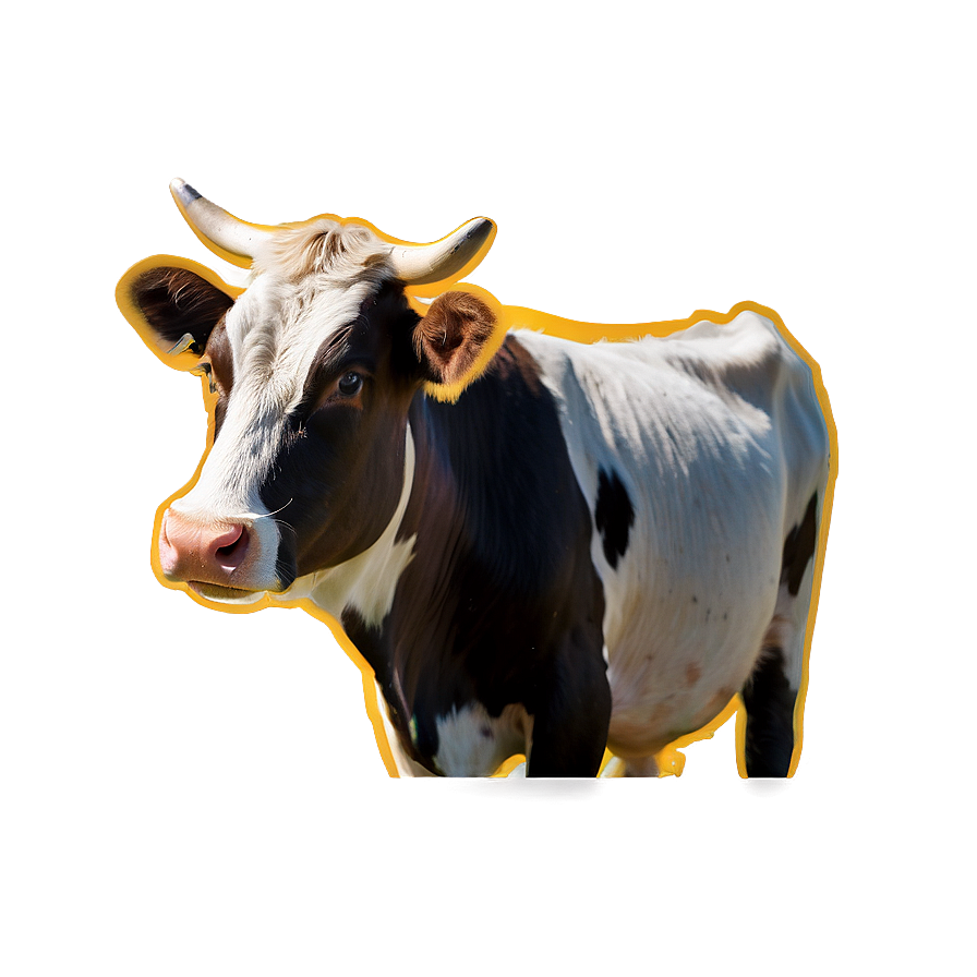 Simple Cow Head Icon Png 06212024