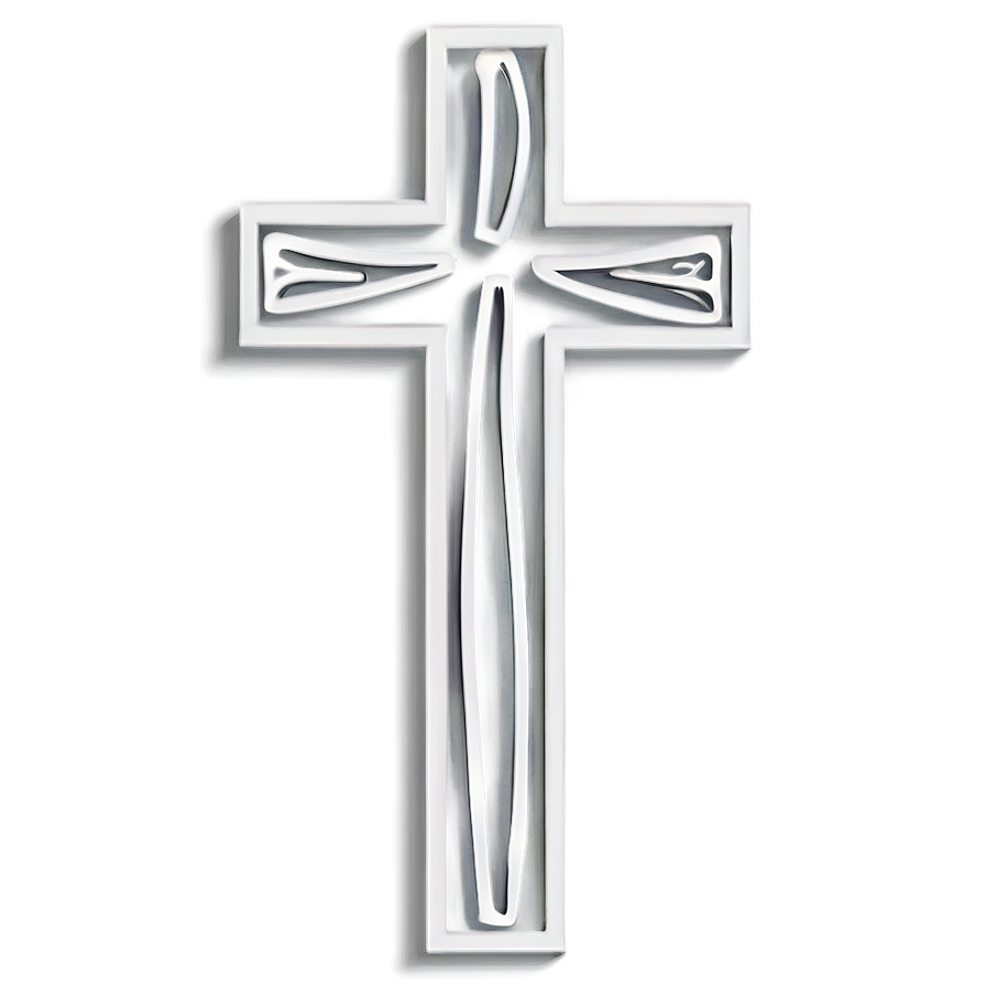 Simple Cross Outline Png 70