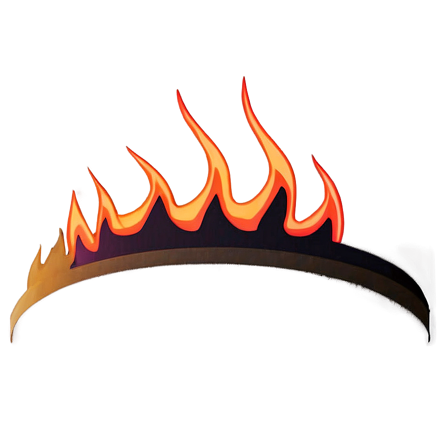 Simple Flames Outline PNG 05042024 PNG image with a transparent background, free high-resolution download