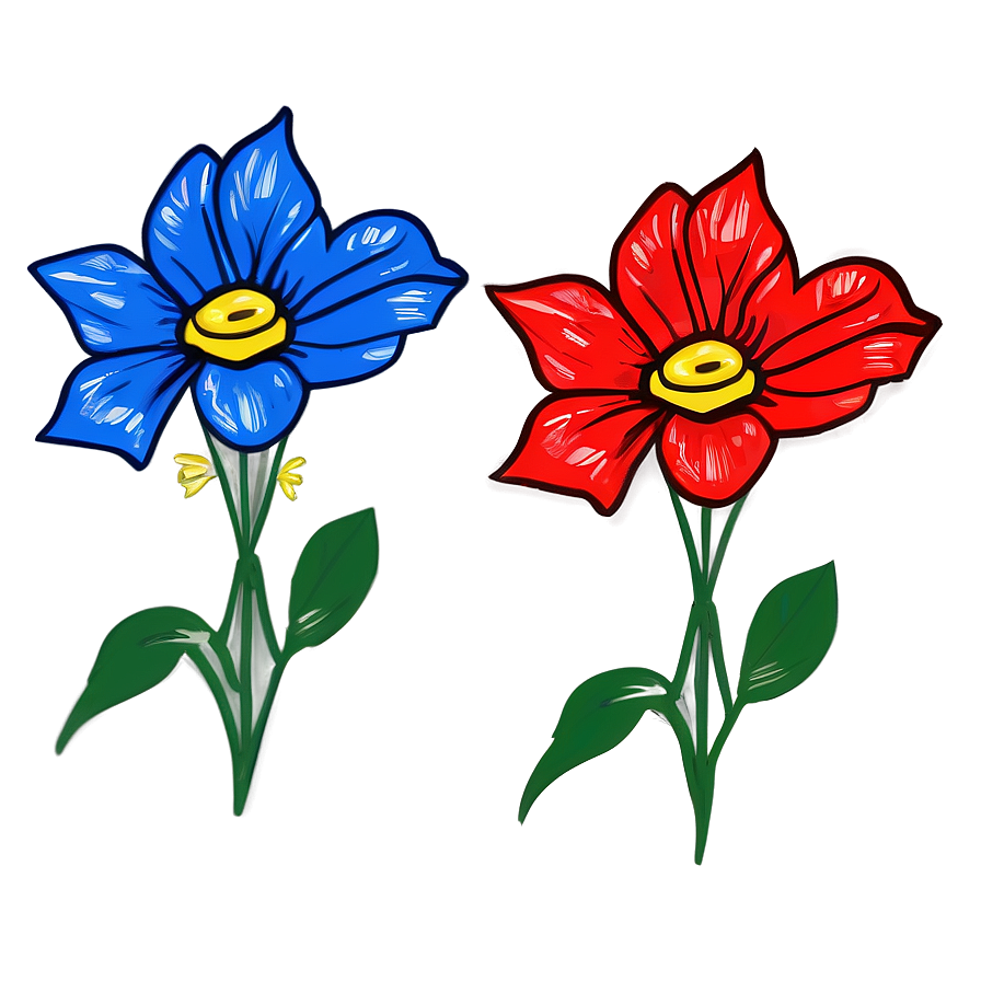 Simple Flower Outline Drawing Png 64