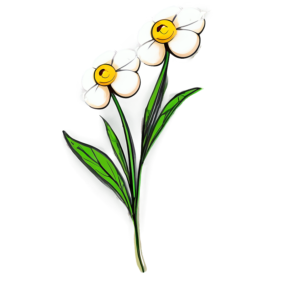 Simple Flower Sketch Png 76