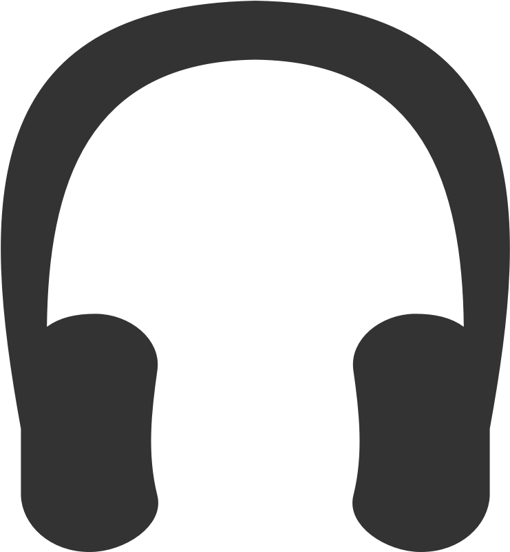 Simple Headphones Icon