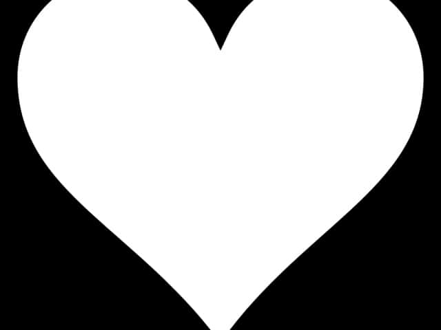 Simple Heart Outline Graphic