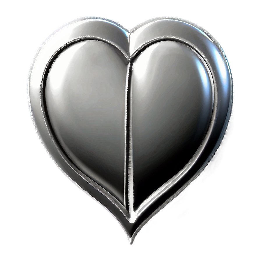 Simple Heart Outline PNG 64 PNG image with a transparent background, free high-resolution download