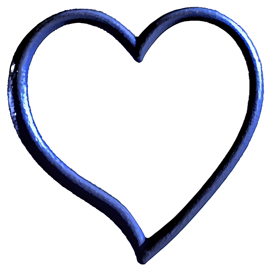 Simple Heart Outline PNG kqu66 PNG image with a transparent background, free high-resolution download