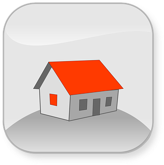 Simple House Icon PNG with transparent background