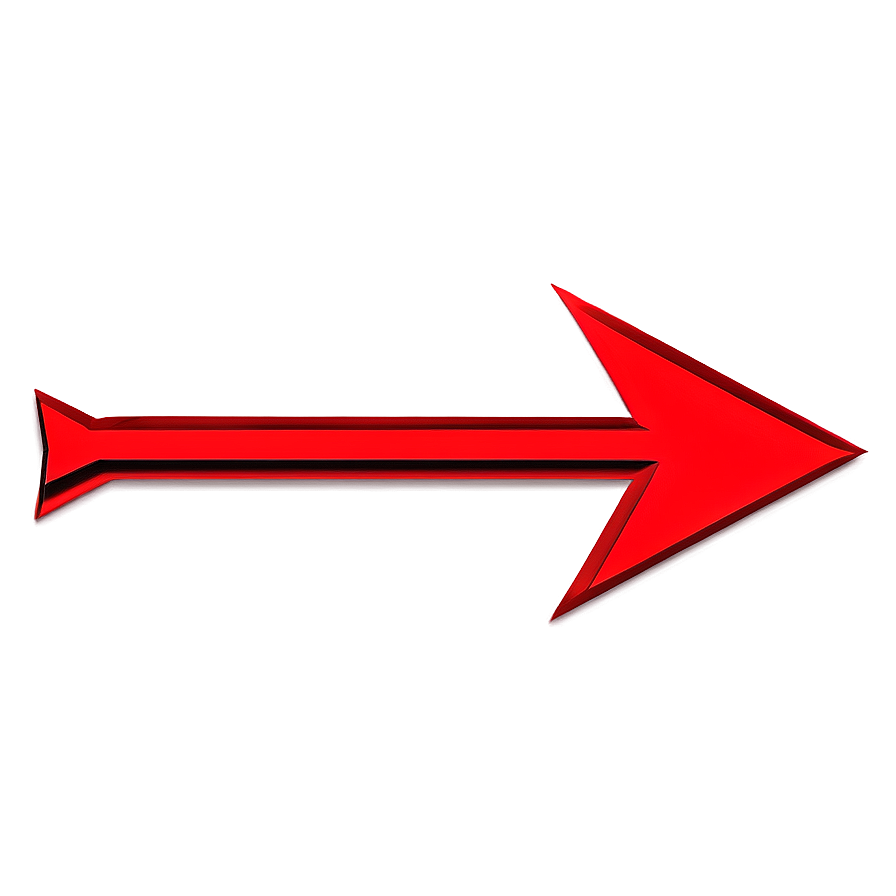 Simple Red Arrow Png 06132024