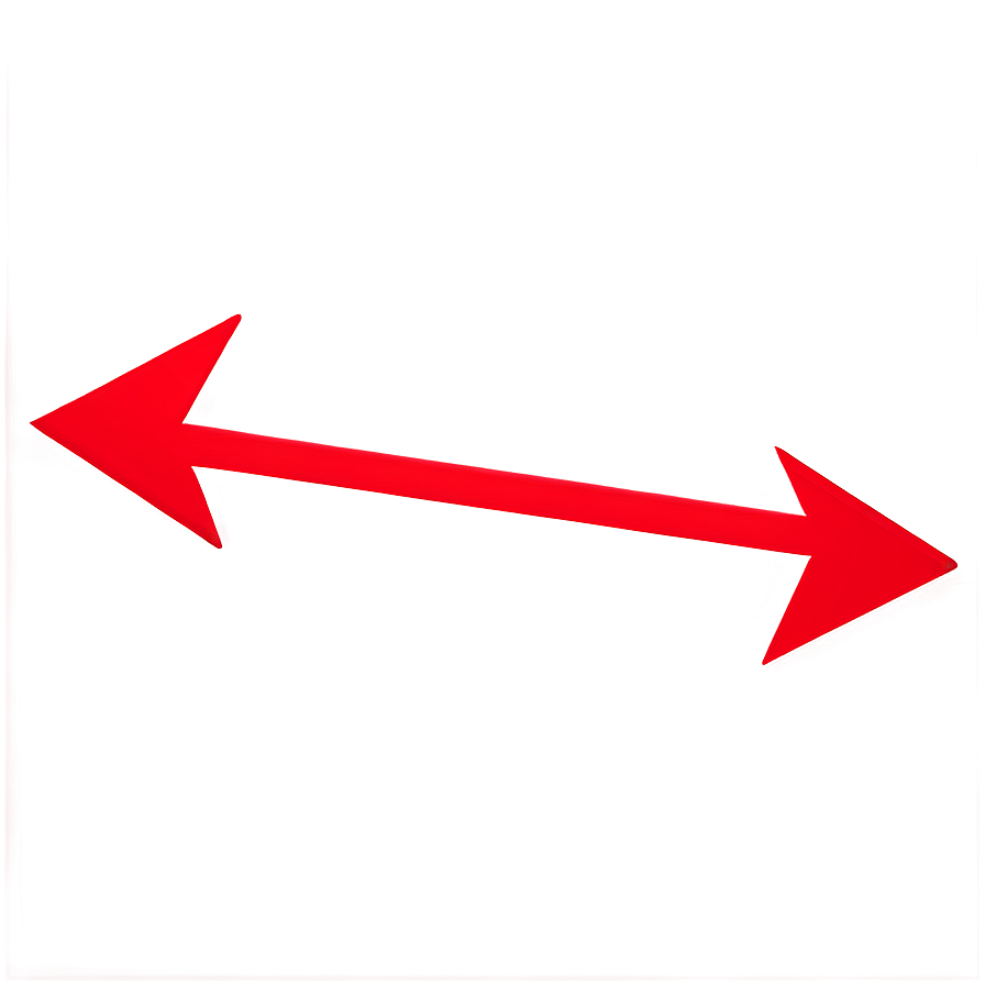 Simple Red Arrow Png Wth