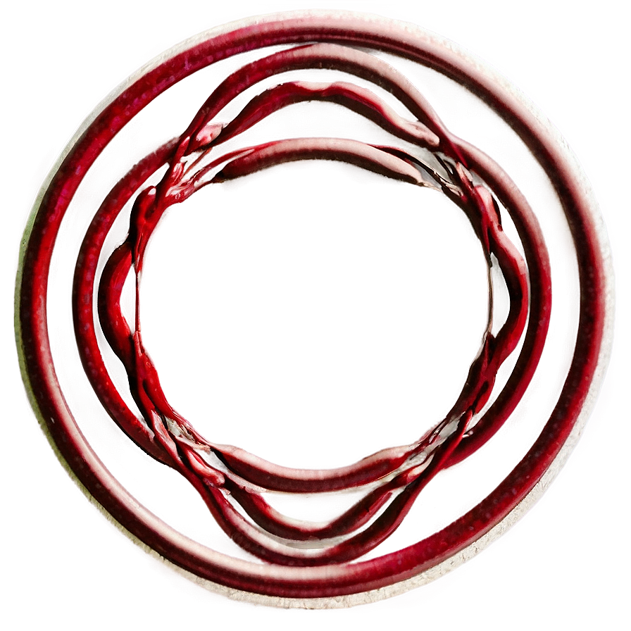 Simple Red Circle Design PNG erf PNG with transparent background