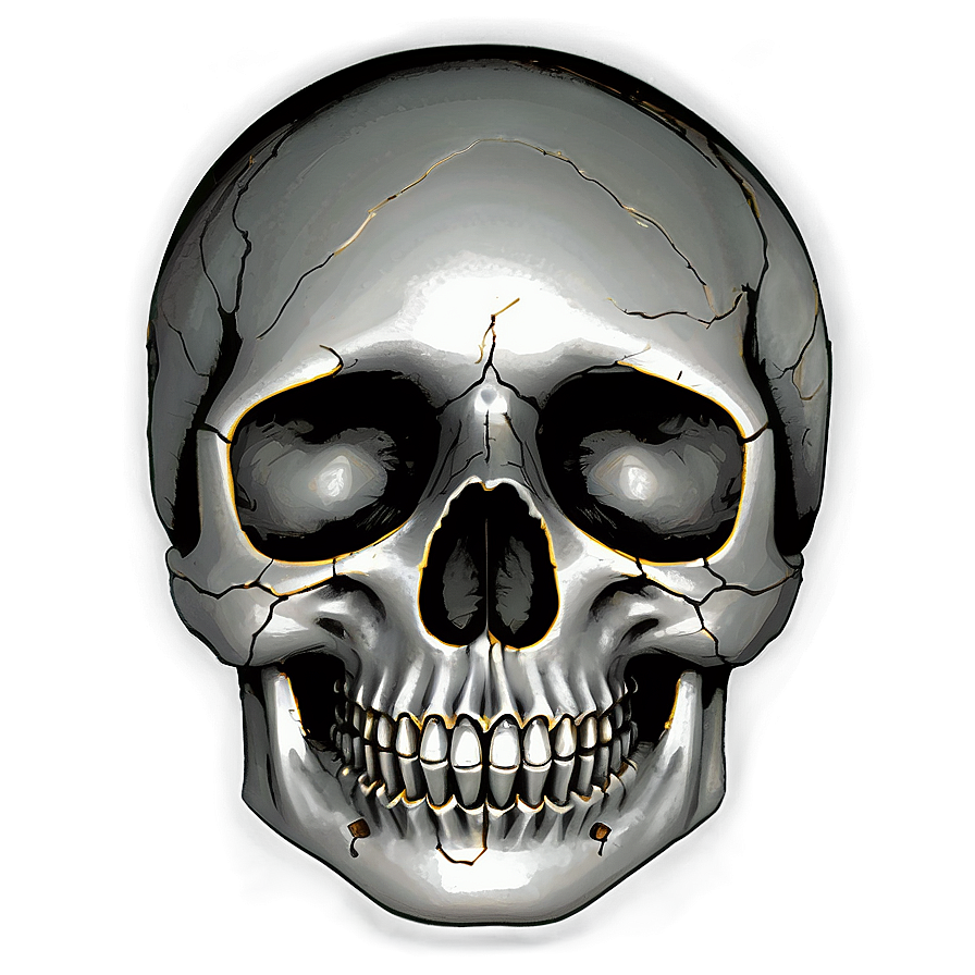 Simple Skull Engraving Png 96