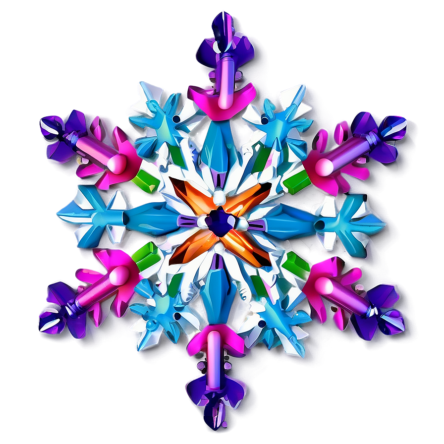 Simple Snowflake Craft Png 06282024