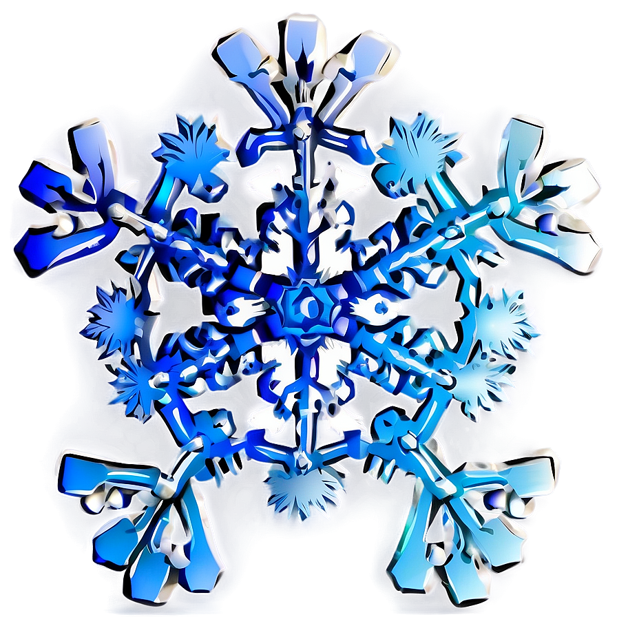 Simple Snowflake Craft Png 7