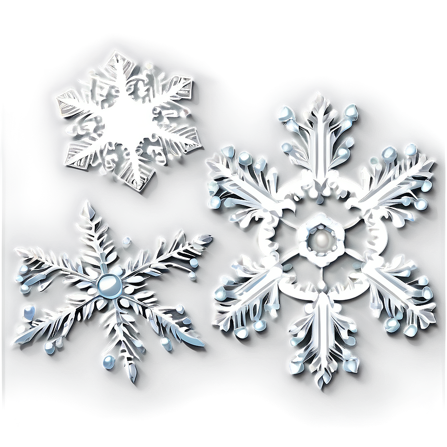 Simple Snowflake Decoration Png 80